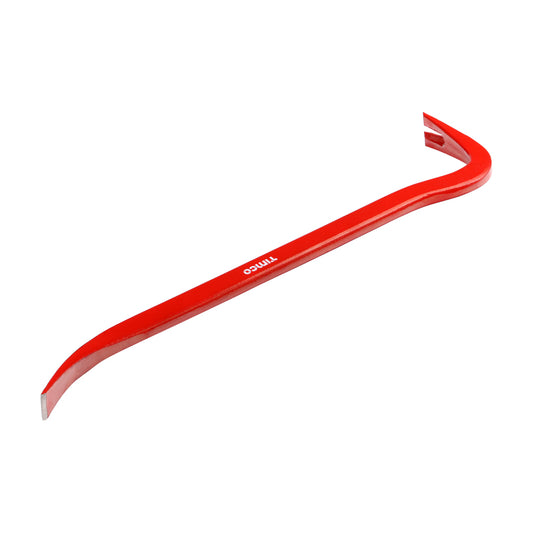 TIMCO Heavy Duty Pry Bar, Flat Profile Tough Bar with Wide Chisel Foot - 18" - Image