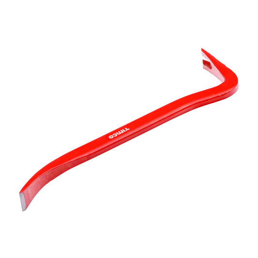 TIMCO Heavy Duty Pry Bar, Flat Profile Tough Bar with Wide Chisel Foot - 14" - Image