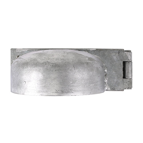 TIMCO Heavy Duty Padlock Protection Bar Right Hot Dipped Galvanised - 7.5" - Image