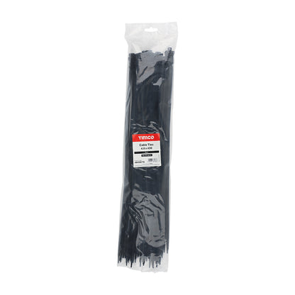 TIMCO Cable Ties Black - 4.8 x 430 - Image