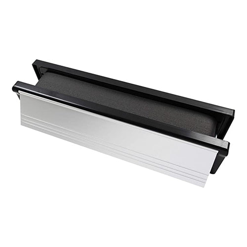TIMCO 12" Intumescent Letterbox - SAA (Black Frame) 306 x 70mm
 - Image