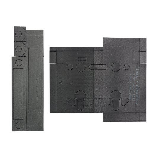 TIMCO Universal Graphite Intumescent Sash Lock Kit - Image