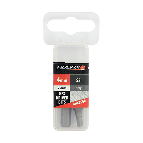 TIMCO Hex Driver Bit S2 Grey - 4.0 x 25 - Image