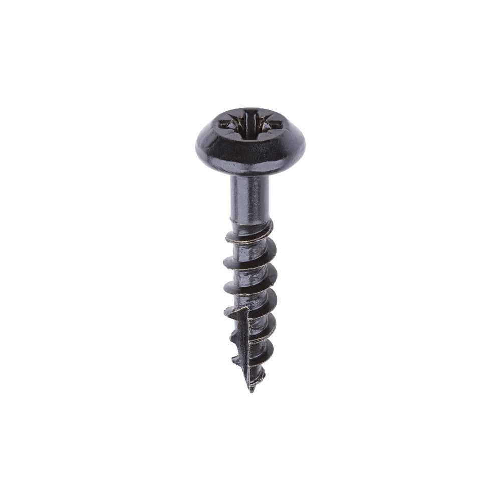 TIMCO Rainwater Bracket Exterior Black Screws - 5.0 x 25 - Image