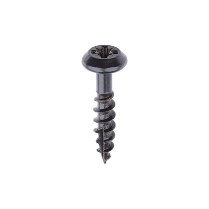 TIMCO Rainwater Bracket Exterior Black Screws - 5.0 x 25 - Image