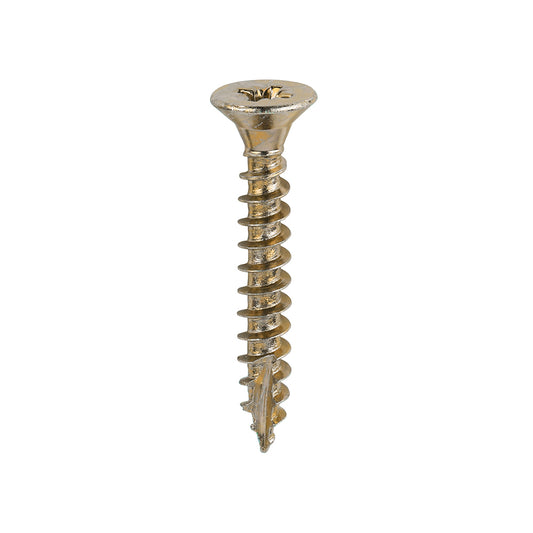 TIMCO Classic Multi-Purpose Countersunk Gold Woodscrews - 5.0 x 35 - Image