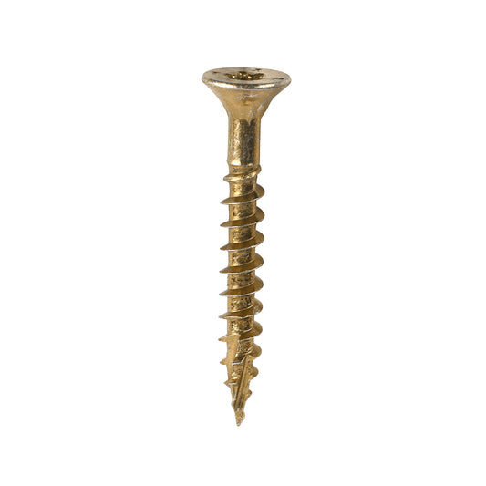 TIMCO C2 Clamp-Fix Multi-Purpose Premium Countersunk Gold Woodscrews - 5.0 x 40 - Image