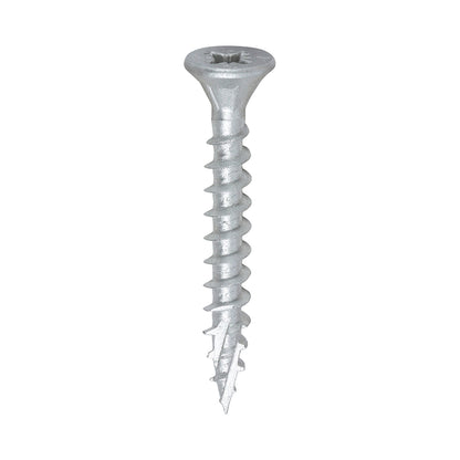TIMCO C2 Exterior Multi-Purpose Premium Countersunk Silver Woodscrews - 5.0 x 40 - Image