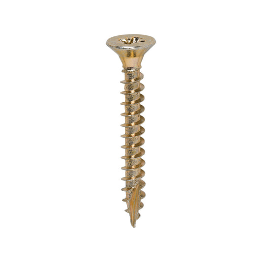 TIMCO Classic Multi-Purpose Countersunk Gold Woodscrews - 5.0 x 40 - Image