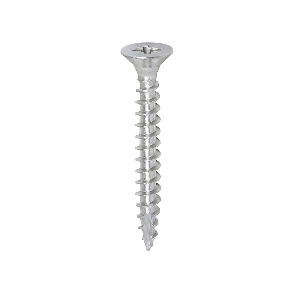 TIMCO Classic Multi-Purpose Countersunk A2 Stainless Steel Woodcrews - 5.0 x 40 - Image