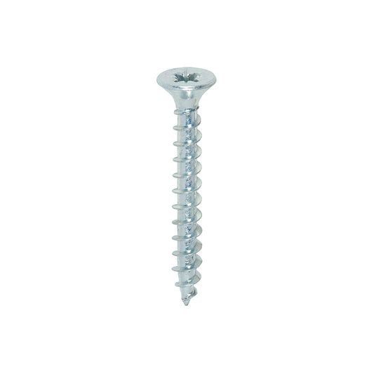 TIMCO Solo Countersunk Silver Woodscrews - 5.0 x 40 - Image