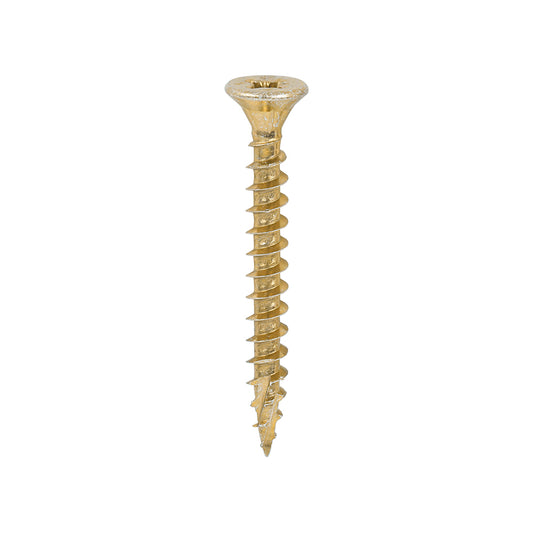 TIMCO C2 Strong-Fix Multi-Purpose Premium Countersunk Gold Woodscrews - 5.0 x 45 - Image