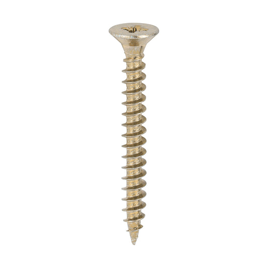 TIMCO Classic Multi-Purpose Countersunk Gold Woodscrews - 5.0 x 45 - Image