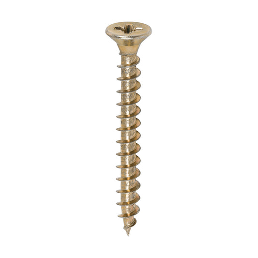 TIMCO Solo Countersunk Gold Woodscrews - 5.0 x 45 - Image
