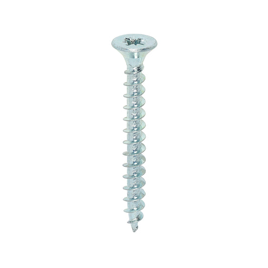 TIMCO Solo Countersunk Silver Woodscrews - 5.0 x 45 - Image