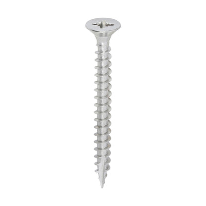 TIMCO Classic Multi-Purpose Countersunk A2 Stainless Steel Woodcrews - 5.0 x 50 - Image
