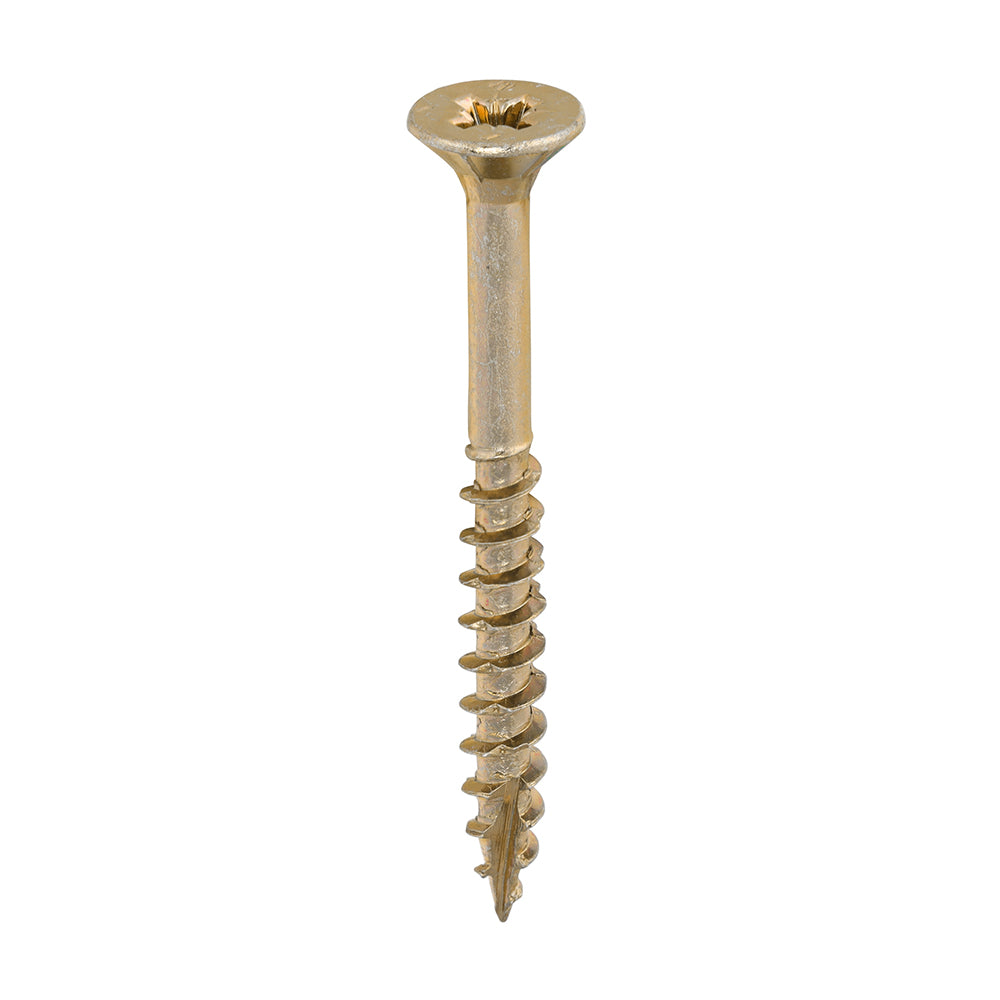 TIMCO Velocity Premium Multi-Use Countersunk Gold Woodscrews - 5.0 x 50 - Image