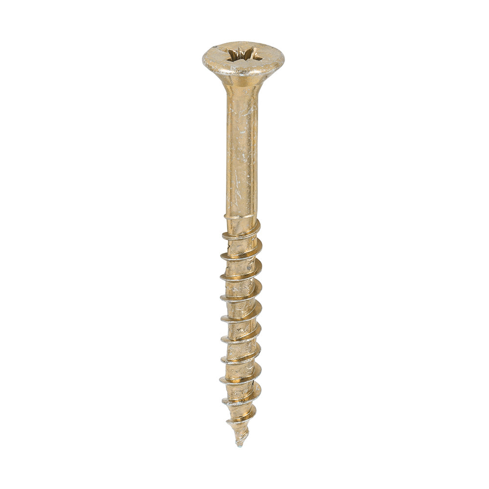 TIMCO Velocity Premium Multi-Use Countersunk Gold Woodscrews - 5.0 x 50 - Image