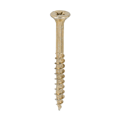 TIMCO Velocity Premium Multi-Use Countersunk Gold Woodscrews - 5.0 x 50 - Image
