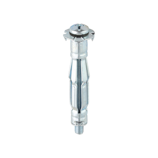 TIMCO Metal Cavity Anchors Silver - M5 x 52 (60mm Screw) - Image