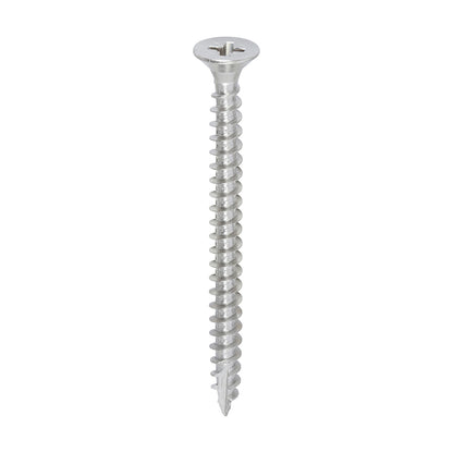 TIMCO Classic Multi-Purpose Countersunk A2 Stainless Steel Woodcrews - 5.0 x 60 - Image