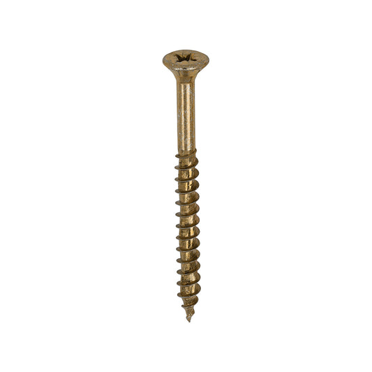 TIMCO Velocity Premium Multi-Use Countersunk Gold Woodscrews - 5.0 x 60 - Image