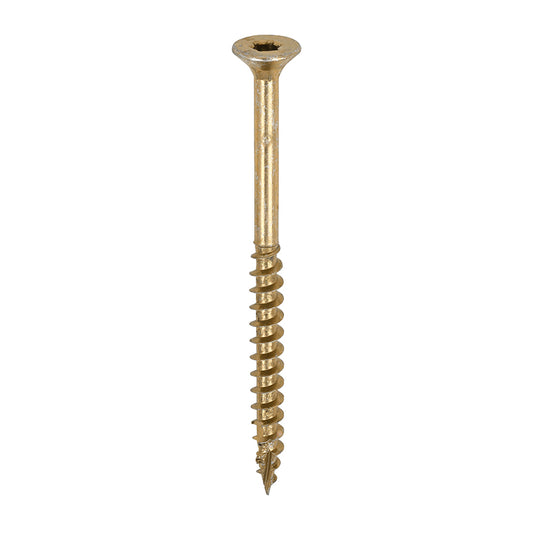 TIMCO C2 Clamp-Fix Multi-Purpose Premium Countersunk Gold Woodscrews - 5.0 x 70 - Image