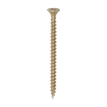TIMCO C2 Strong-Fix Multi-Purpose Premium Countersunk Gold Woodscrews - 5.0 x 70 - Image