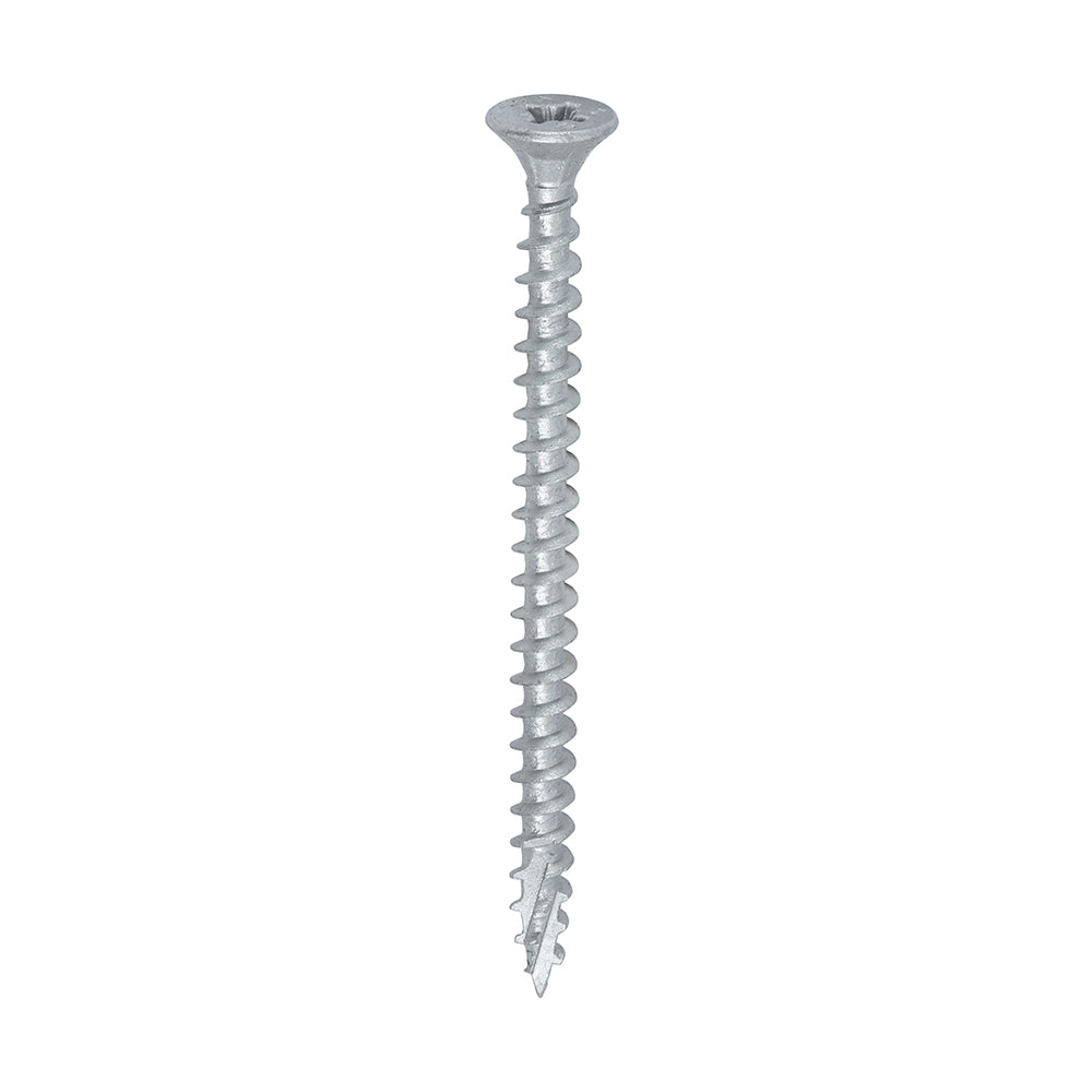TIMCO C2 Exterior Multi-Purpose Premium Countersunk Silver Woodscrews - 5.0 x 70 - Image