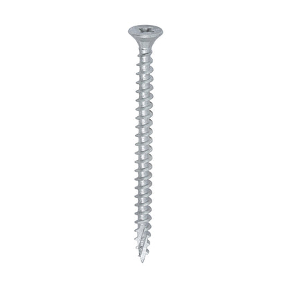 TIMCO C2 Exterior Multi-Purpose Premium Countersunk Silver Woodscrews - 5.0 x 70 - Image