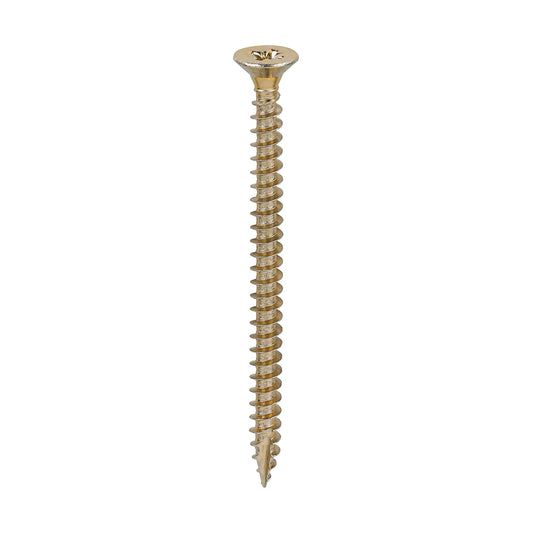 TIMCO Classic Multi-Purpose Countersunk Gold Woodscrews - 5.0 x 70 - Image