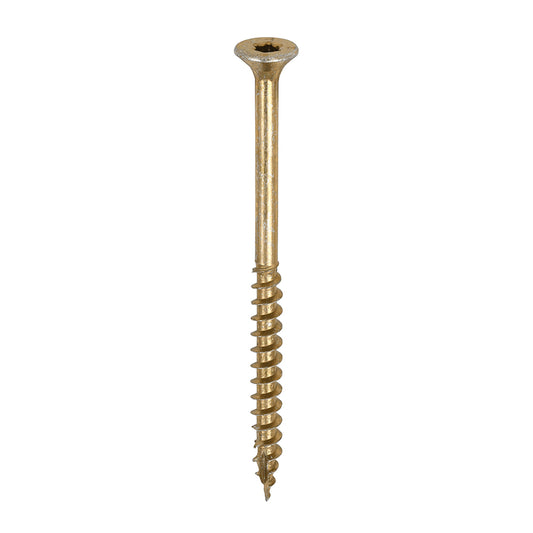 TIMCO C2 Clamp-Fix Multi-Purpose Premium Countersunk Gold Woodscrews - 5.0 x 75 - Image