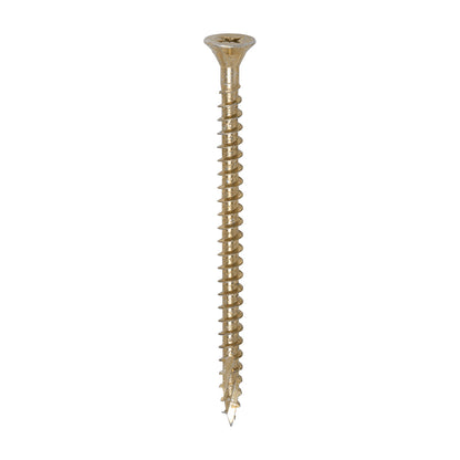 TIMCO C2 Strong-Fix Multi-Purpose Premium Countersunk Gold Woodscrews - 5.0 x 75 - Image