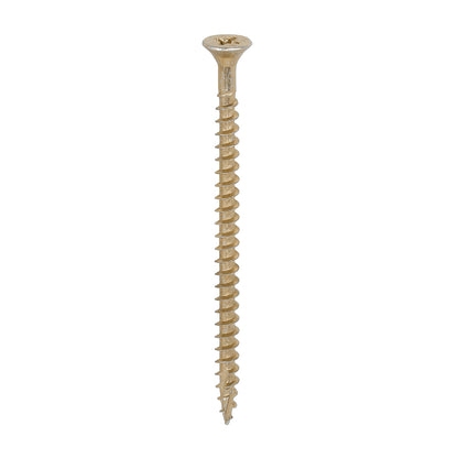 TIMCO C2 Strong-Fix Multi-Purpose Premium Countersunk Gold Woodscrews - 5.0 x 80 - Image