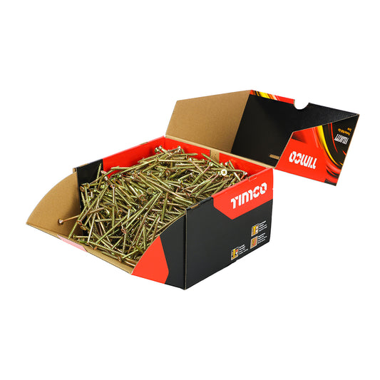 TIMCO Velocity Premium Multi-Use Countersunk Gold Woodscrews - 5.0 x 80 - Image