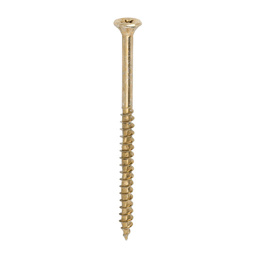 TIMCO Velocity Premium Multi-Use Countersunk Gold Woodscrews - 5.0 x 80 - Image