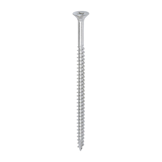 TIMCO Classic Multi-Purpose Countersunk A2 Stainless Steel Woodcrews - 5.0 x 90 - Image