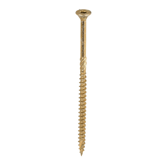 TIMCO C2 Clamp-Fix Multi-Purpose Premium Countersunk Gold Woodscrews - 5.0 x 100 - Image