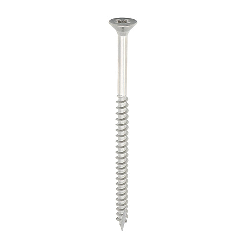 TIMCO Classic Multi-Purpose Countersunk A2 Stainless Steel Woodcrews - 5.0 x 100 - Image