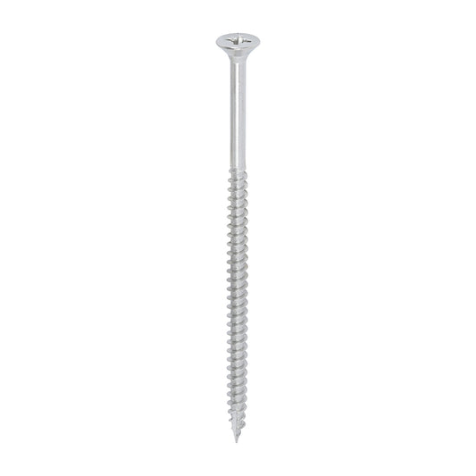 TIMCO Classic Multi-Purpose Countersunk A2 Stainless Steel Woodcrews - 5.0 x 100 - Image
