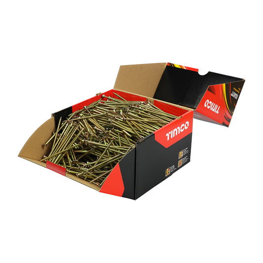 TIMCO Velocity Premium Multi-Use Countersunk Gold Woodscrews - 5.0 x 100 - Image