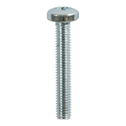 TIMCO Machine Pan Head Silver Screws - M5 x 12 - Image