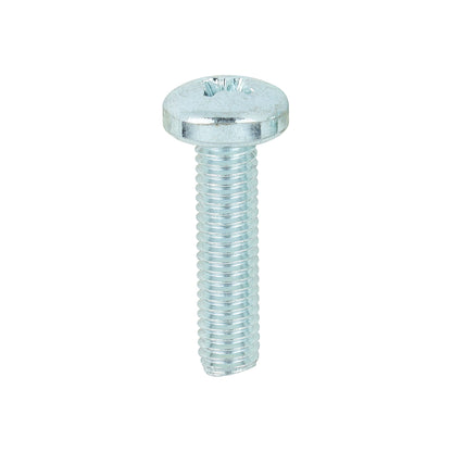 TIMCO Machine Pan Head Silver Screws - M5 x 20 - Image