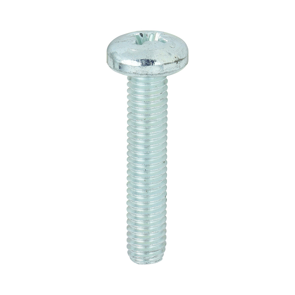 TIMCO Machine Pan Head Silver Screws - M5 x 25 - Image