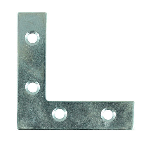 TIMCO Corner Plates Silver - 50 x 50 x 13 - Image