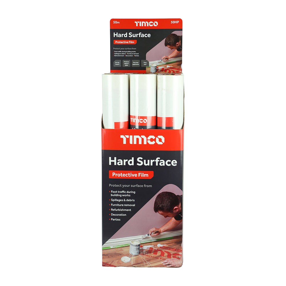 TIMCO Protective Film For Hard Surfaces - 50m x 0.6m - Image