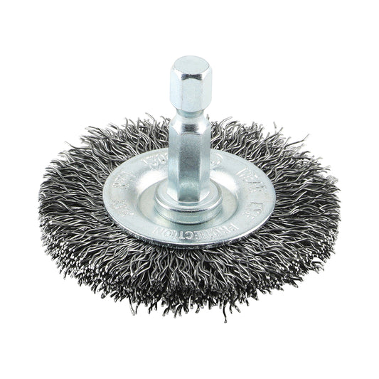 TIMCO Drill Wheel Brush Crimped Steel Wire - 50mm - Image