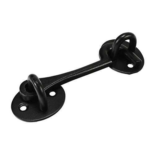 TIMCO Cabin Hooks Black - 4" - Image
