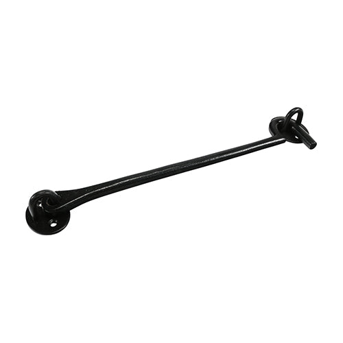 TIMCO Cabin Hooks Black - 10" - Image