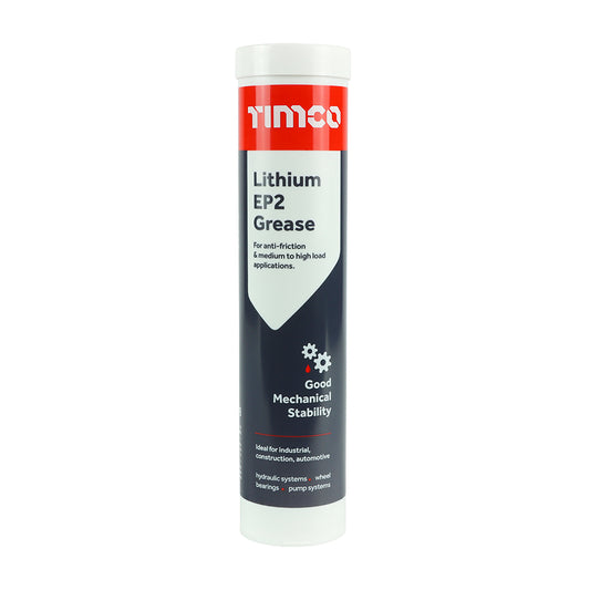 TIMCO Lithium EP2 Grease, High Temperature EP2 Multi-purpose Hydraulic Grease Cartridge - 400g - Image